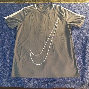 Nike Dri-fit Gray Short Sleeve